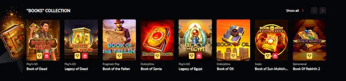 Strada Casino bonus-games