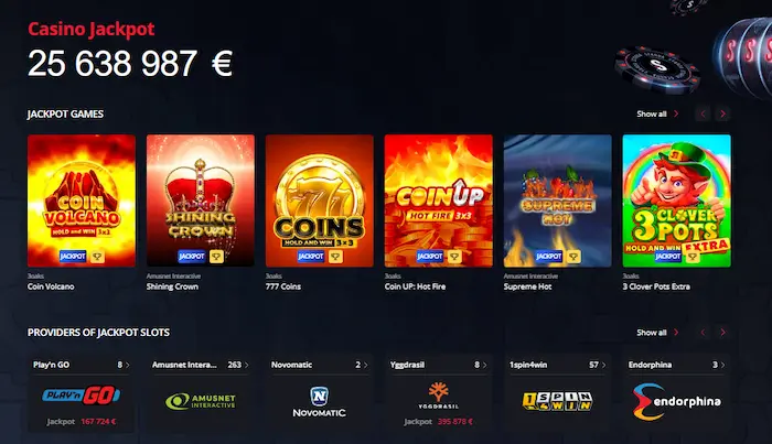 Strada Casino jackpot